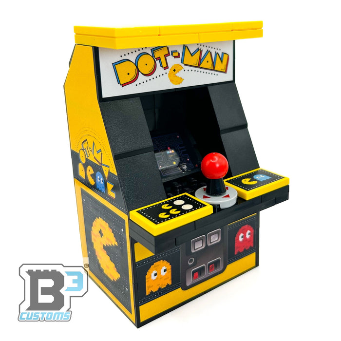 GIANT! Dot-Man Arcade Machine made using LEGO parts - B3 Customs