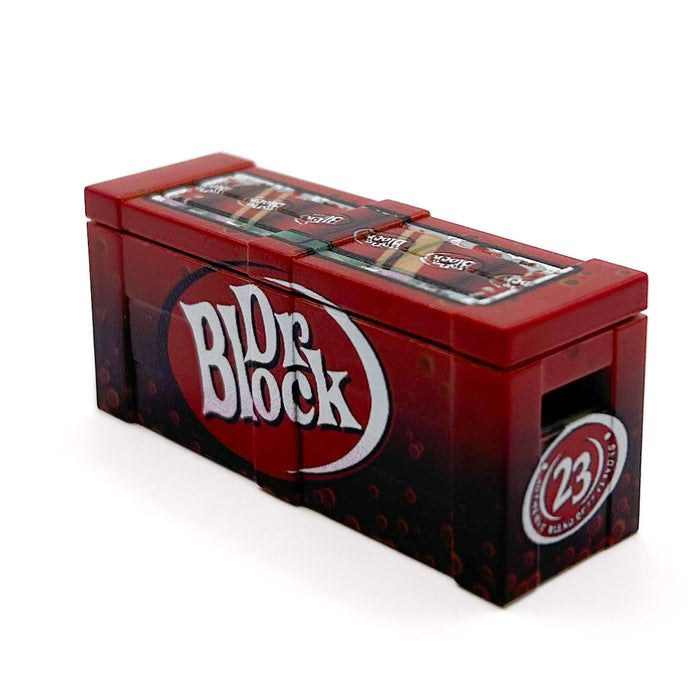 Dr. Block Soda BrickArms Custom Printed Crate - B3 Customs