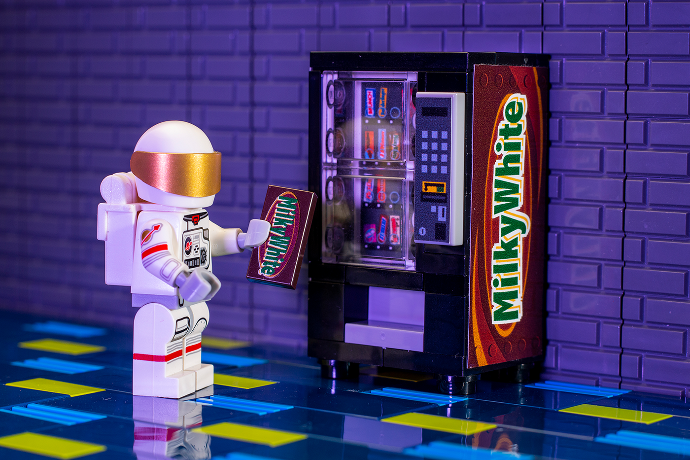 Milky White B3 Customs® Candy Vending Machine