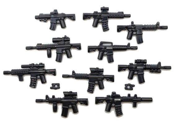 BrickArms® Modern Combat Mission Weapons Pack – B3 Customs