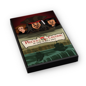 Custom LEGO Pirates of the Caribbean At Worlds End Movie TIle