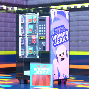 Wampa Beef Jerky Minifig Vending Machine Building Set made using LEGO parts - B3 Customs