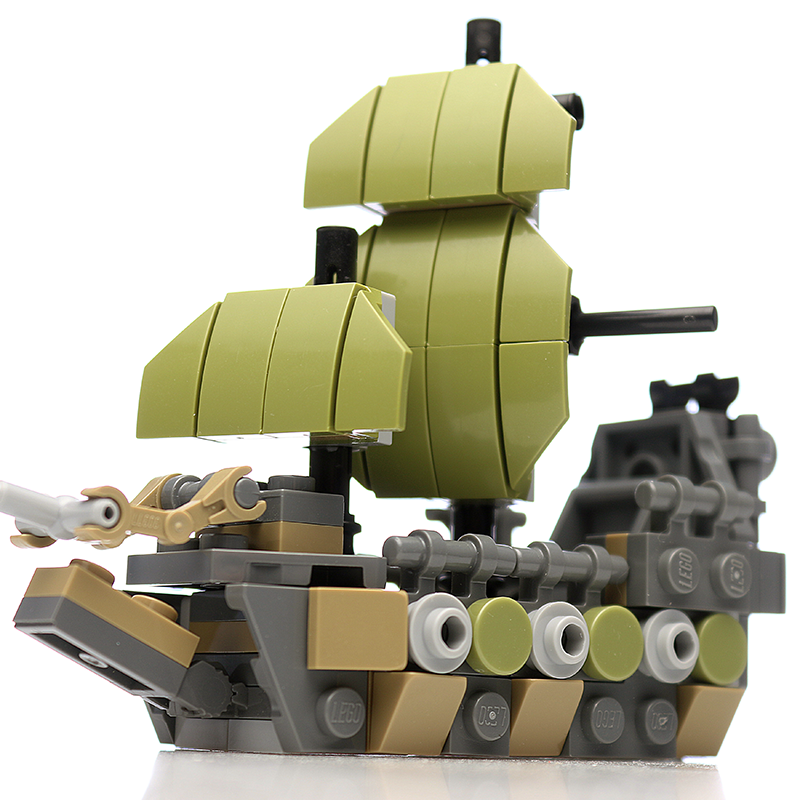 Custom Mini The Flying Dutchman Pirate Ship B3 Customs