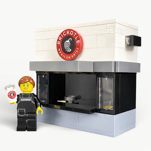 Custom LEGO Chipotle Food Stand