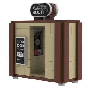 City Photo Booth made using LEGO parts - B3 Customs