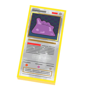 Custom LEGO Ditto Pokemon Card Tile