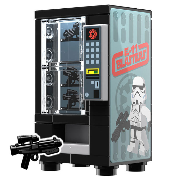 E-11 Blaster Vending Machine for Trooper minifigs made using LEGO parts