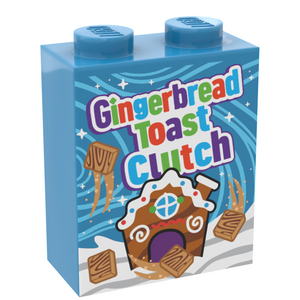 Gingerbread Toast Clutch Christmas Cereal (1x2x2 Brick)