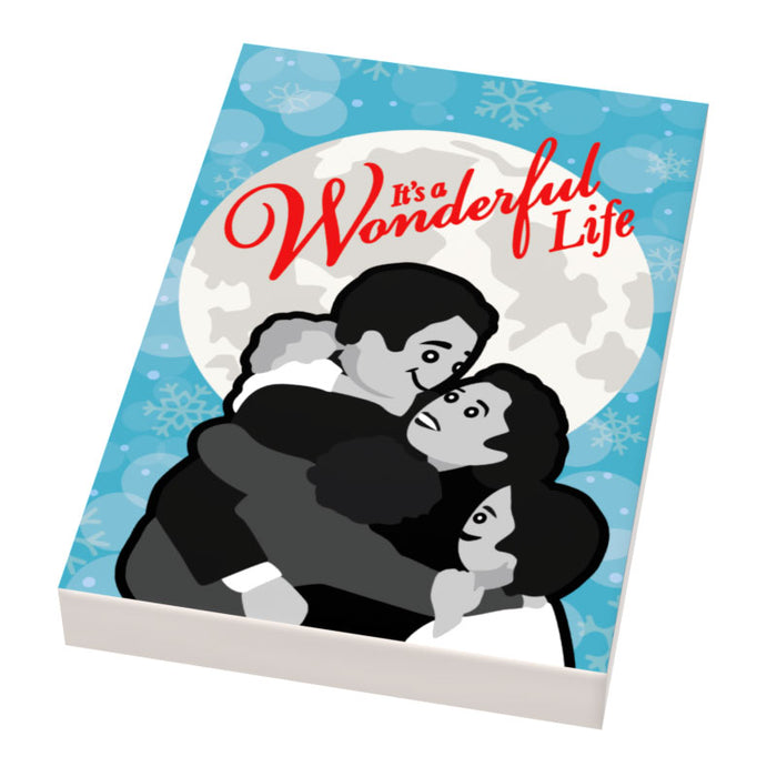 It's A Wonderful Build Christmas Movie Cover (2x3 Tile)