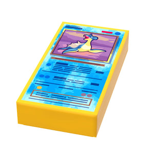 Custom LEGO Lapras Pokemon Tile