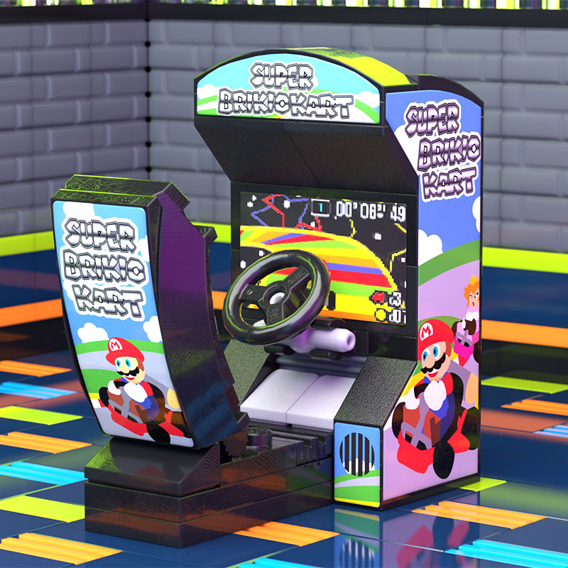 Super Brickio Kart Arcade Racing Game – B3 Customs