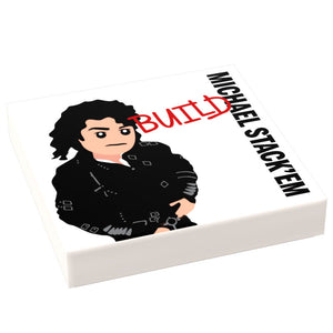 Custom LEGO Michael Jackson Bad Album TIle