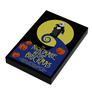 The Nightmare Before Brickmas Movie Cover (2x3 Tile) - B3 Customs