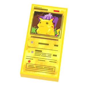Custom LEGO Pikachu Pokemon Card