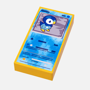 Custom LEGO Piplup Pokemon Tile