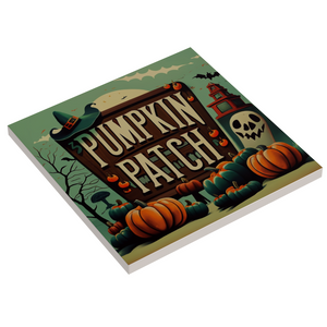 Pumpkin Patch Halloween Sign (6x6 Tile) - B3 Customs