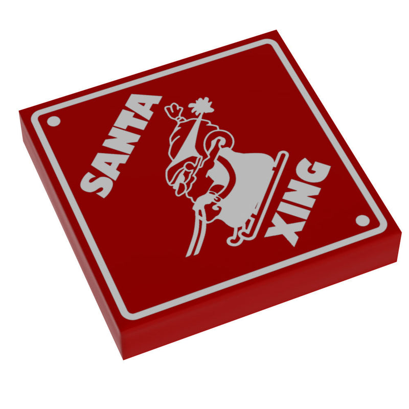 Santa Xing Sign (2x2 Tile) – B3 Customs