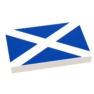 Custom LEGO Scotland Flag Tile