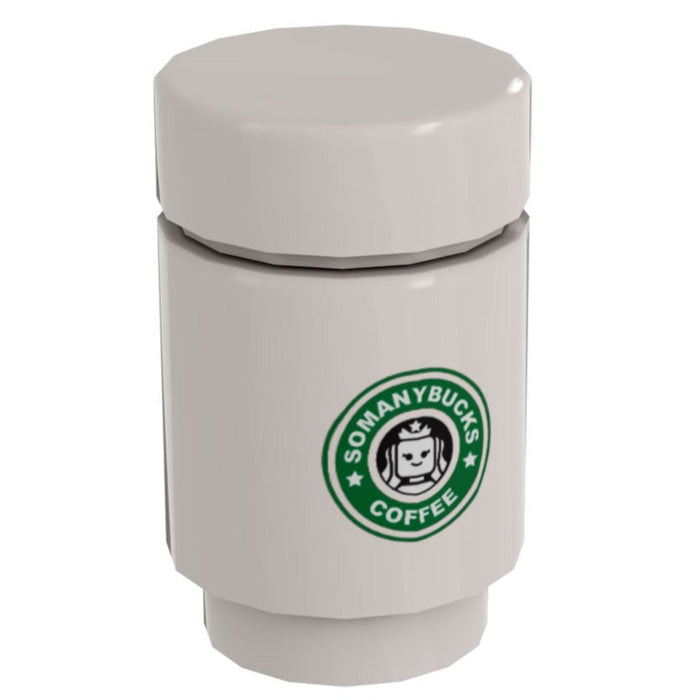 Somanybucks Coffee Cup for Minifigs - B3 Customs