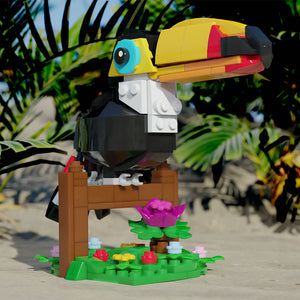 Toucan - Custom Building Set using LEGO parts