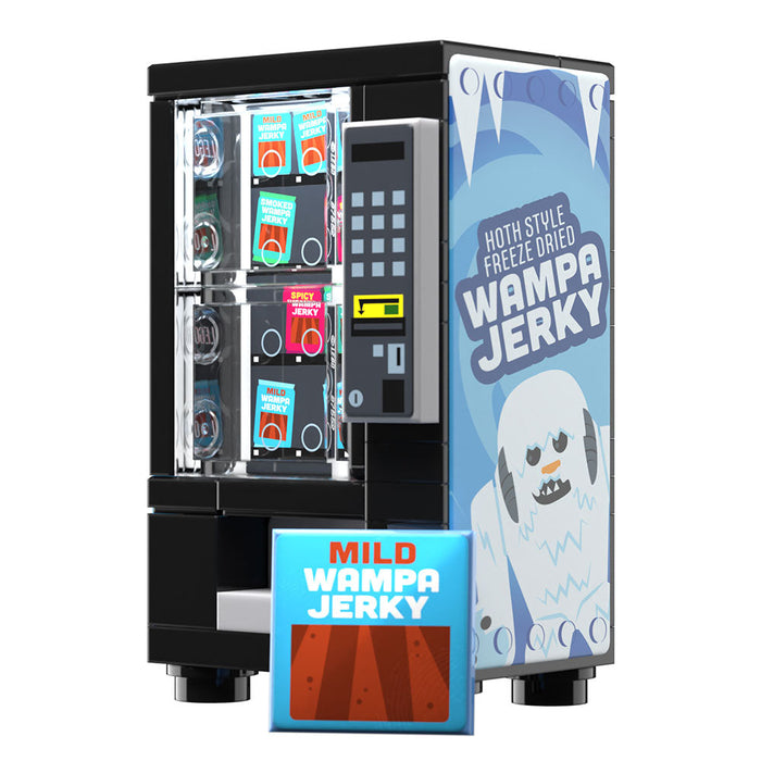 Wampa Beef Jerky Minifig Vending Machine Building Set made using LEGO parts - B3 Customs