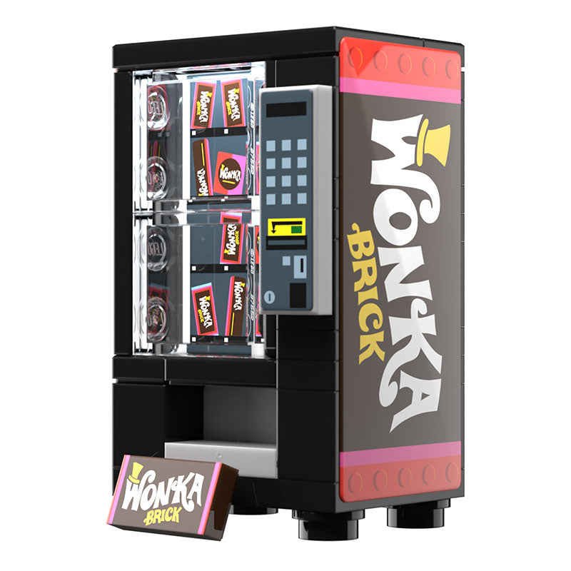 Wonka Bars Vending Machine made using LEGO parts – B3 Customs