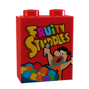 custom lego fruity pebbles cereal