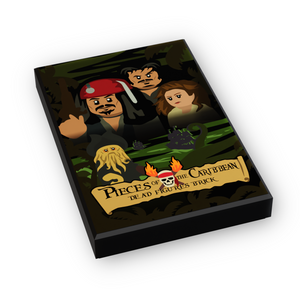 Custom LEGO Pirates of the Caribbean Dead Man's Chest Movie Tile