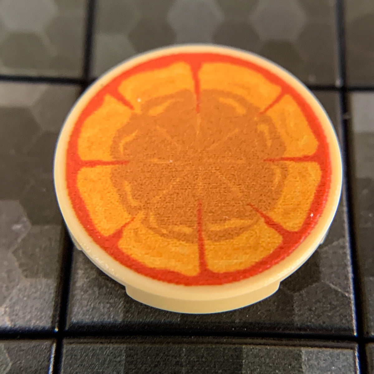 Cheese Pizza Pie Custom 2x2 Round Tile – B3 Customs