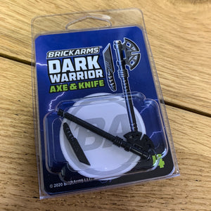 Axe & Knife, Dark Warrior Pack - BrickArms