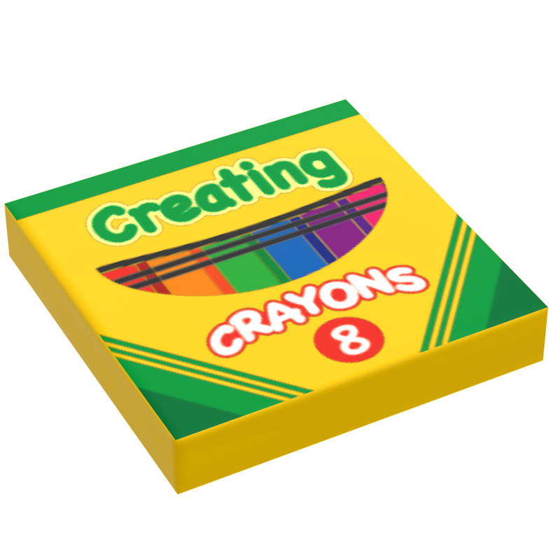 Lego Crayola Handmade Mini Men Shaped Crayons Set Of Non-Toxic