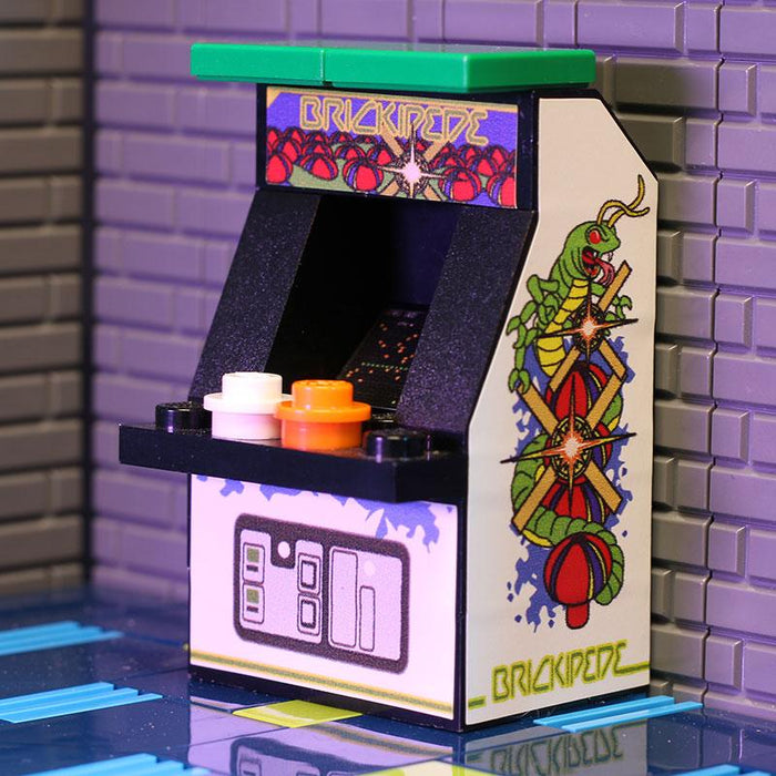 Custom Brickipede Arcade Machine made using LEGO parts - B3 Customs