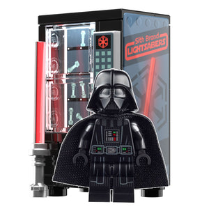 LEGO Darth Vader Minifigure w/ Sith Sabers Vending Machine Bmade using LEGO parts
