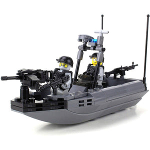 Navy RHIB Attack Boat - Custom Military Set