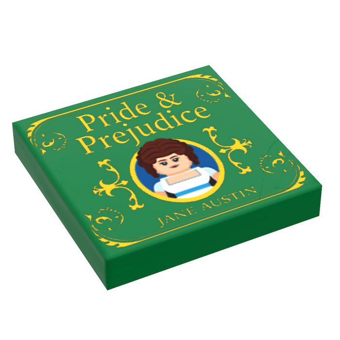 B3 Customs® Pride & Prejudice Book (2x2 Tile)