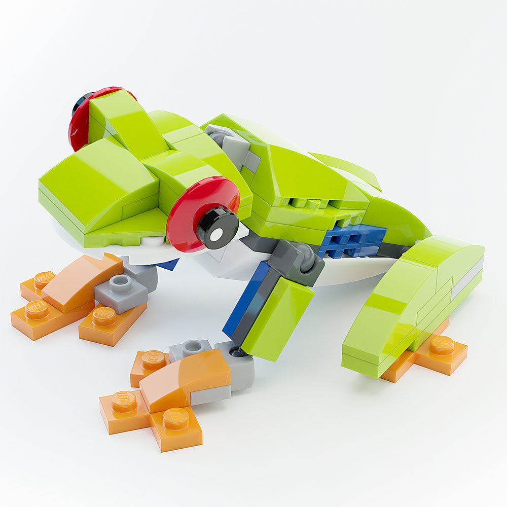 Red-Eye Tree Frog - Custom Building Set made using LEGO parts - B3 Cus ...
