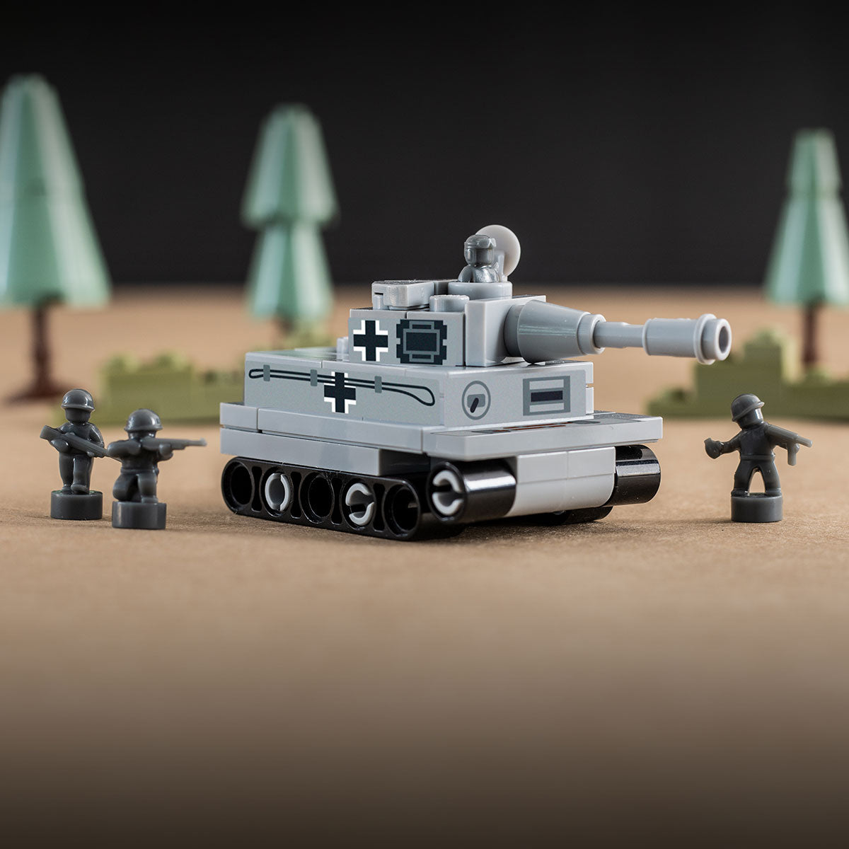 Custom Mini Panzer Tank made using LEGO parts B3 Customs