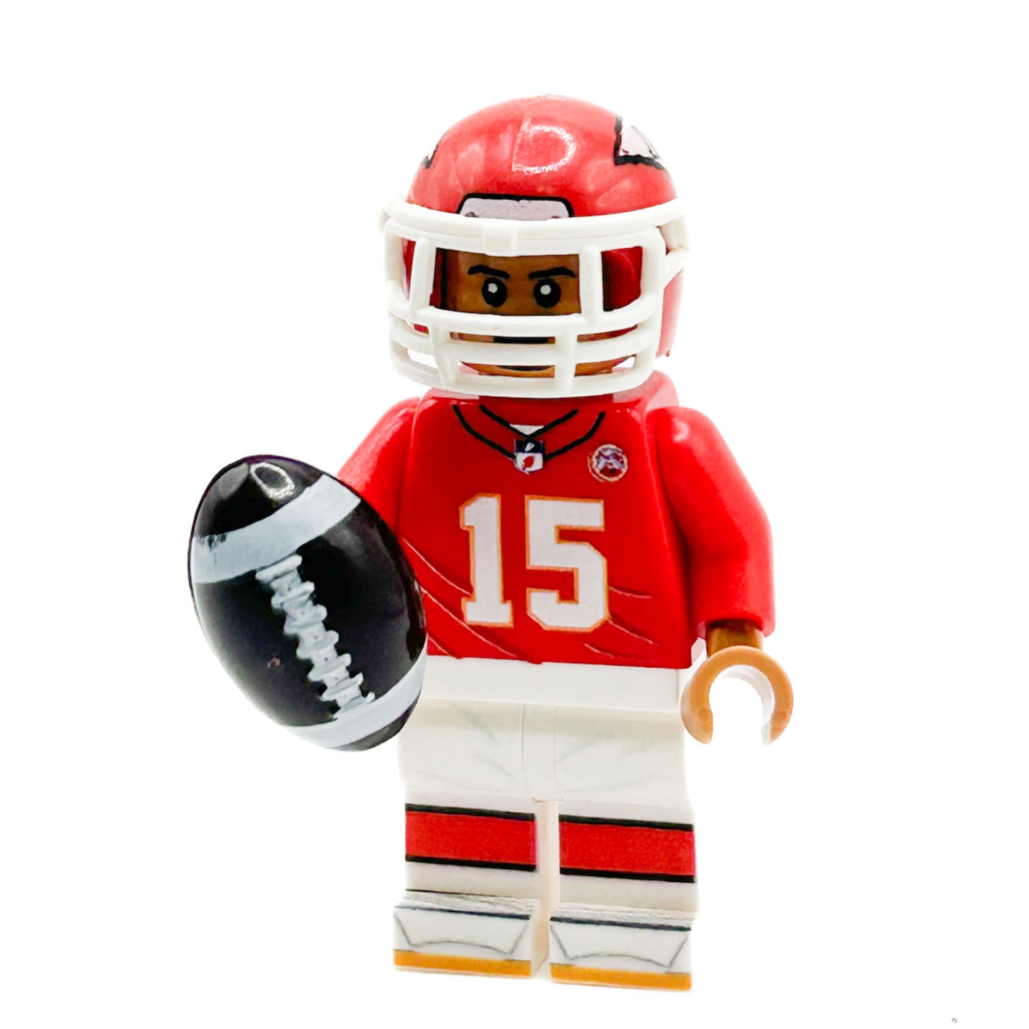 Nfl Lego Chiefs Helmet 15 Chiefs Football Player Minifig Made