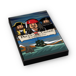 Custom LEGO Pirates of the Caribbean on Stranger Tides Movie Tile