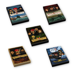 Pieces of the Caribbean Movie Tile Bundle made using LEGO parts