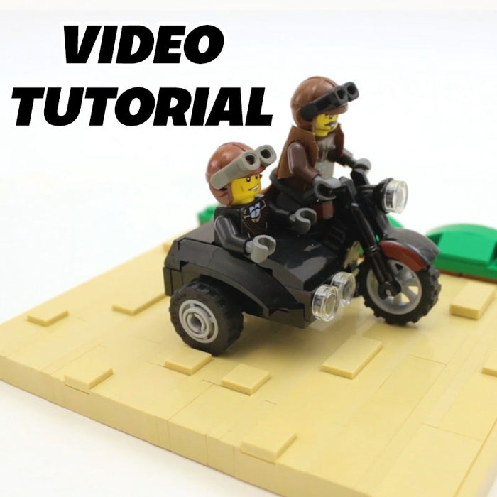 Video: How to Build a LEGO City Motorcycle Side Car