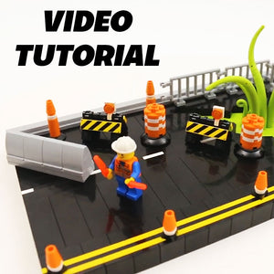 Video: How to Build LEGO City Construction Barricades