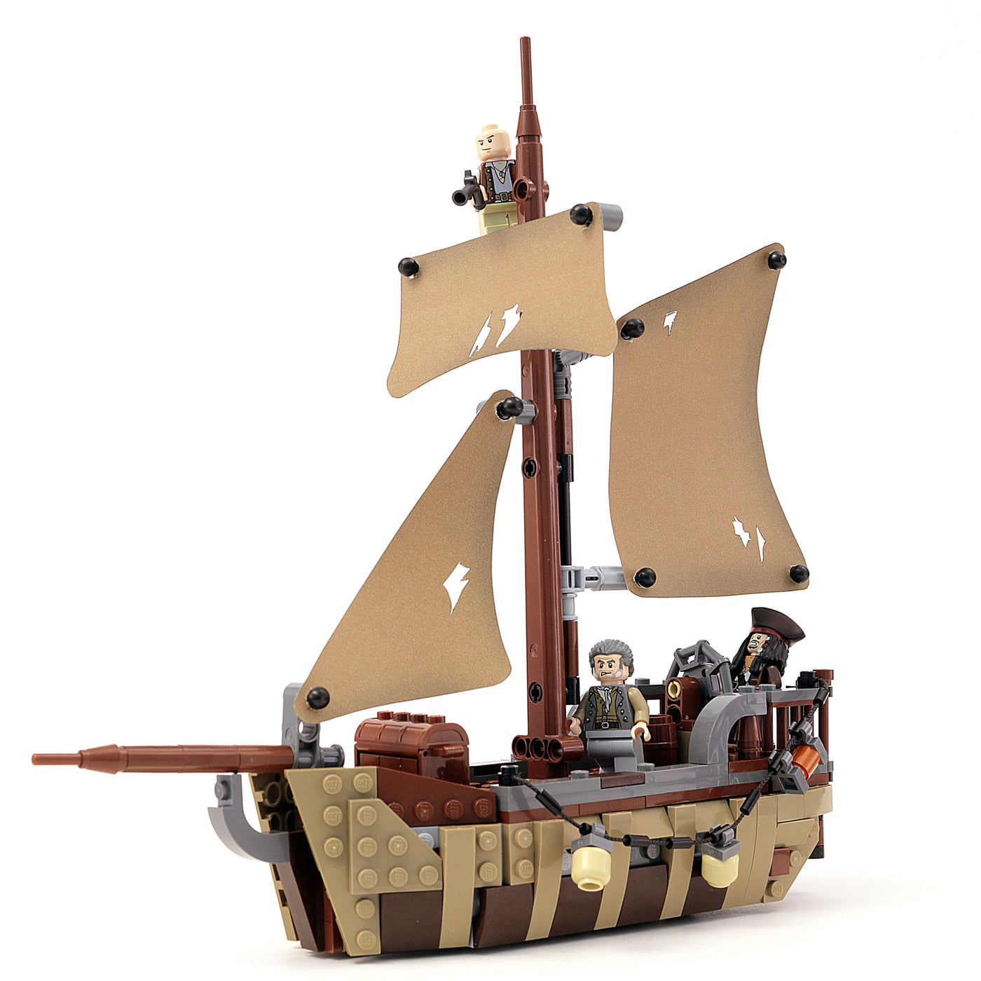 Instructions for Custom LEGO Pirates of the Caribbean The Dying Gull – B3  Customs