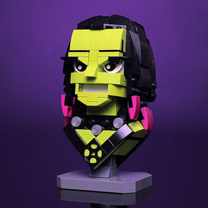 Instructions for Custom LEGO Gamora Bust