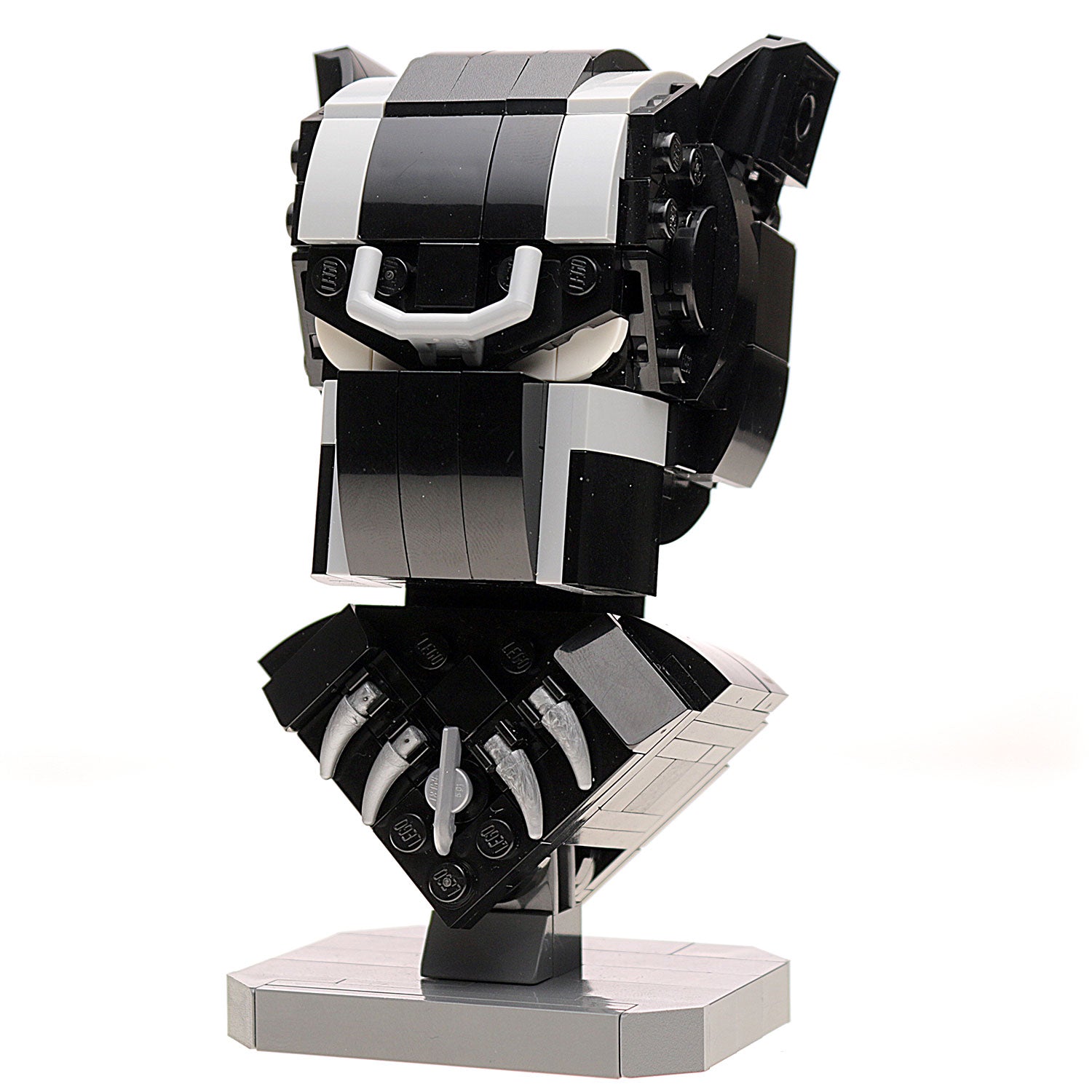 Instructions for Custom LEGO Black Panther Bust – B3 Customs