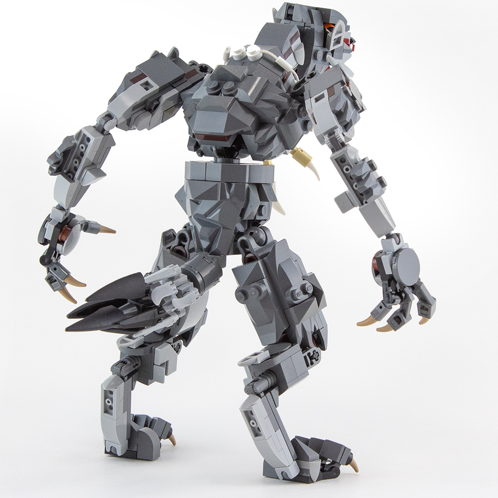 Custom Werewolf MOC made using real LEGO B3 Customs