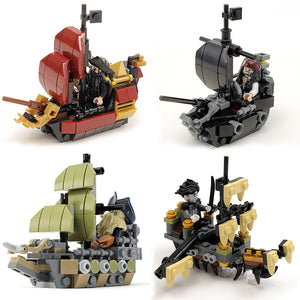 Instructions for Custom LEGO Pirates of the Caribbean Pirate Ships - All 4 for Lower Price