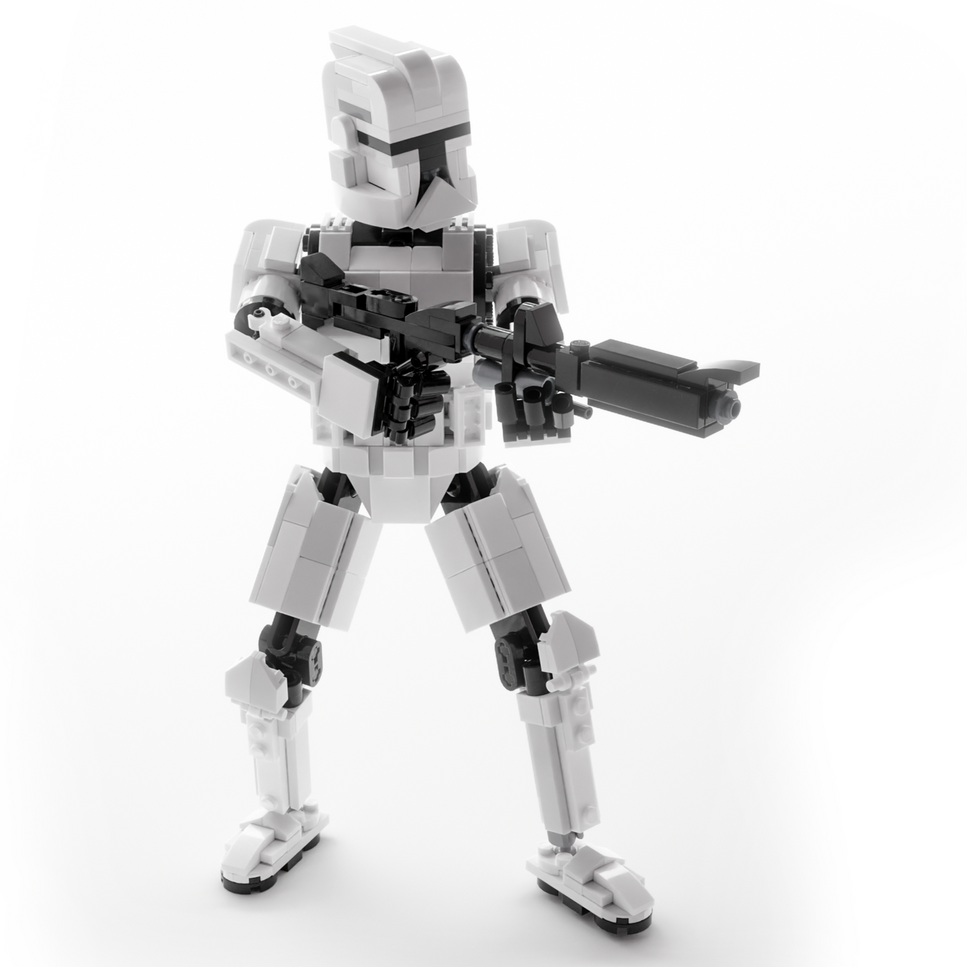 Instructions for Custom LEGO Star Wars Phase 1 Clone Trooper B3