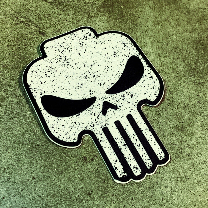 Punisher / Skeleton Mashup Sticker Decal