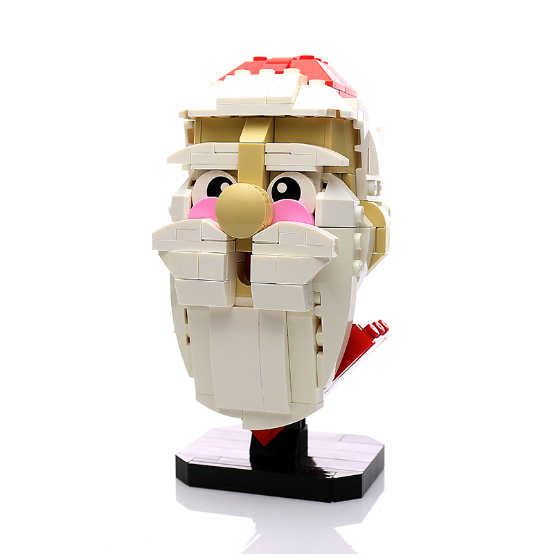 Instructions for Custom LEGO Santa Claus Bust – B3 Customs